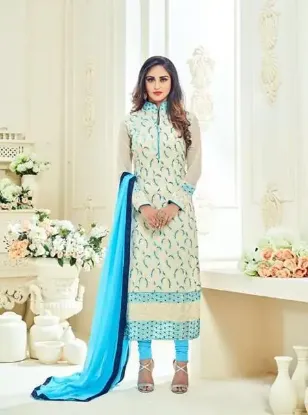 Picture of anarkali salwar kameez stylish bridal party suit dress 