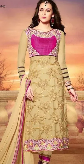 Picture of anarkali salwar kameez wedding indian designer suit pak