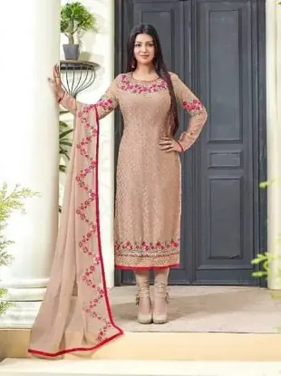 Picture of authentic designer cotton lawn pakistani indian kurta k