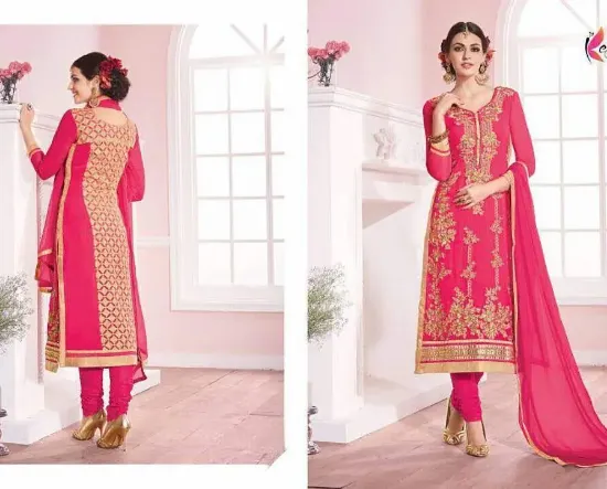 Picture of baroque chantelle chiffon maria b pakistani dress suit 