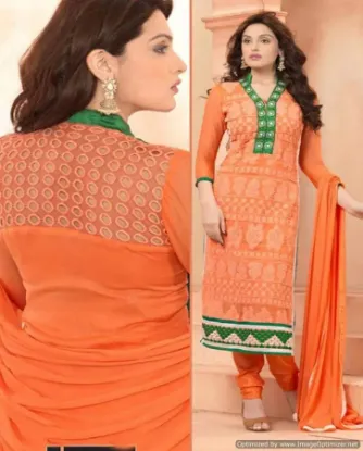 Picture of beautiful 3pcs 100% cotton lawn salwar/shalwar kameez &