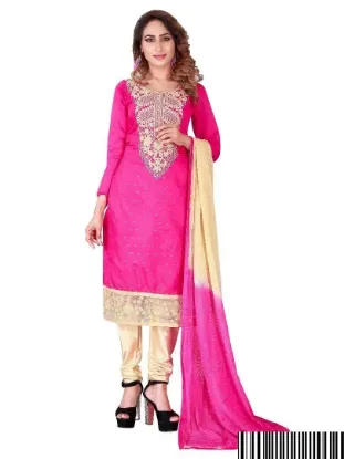 Picture of beautiful 3pcs french crepe salwar/shalwar kameez & dup