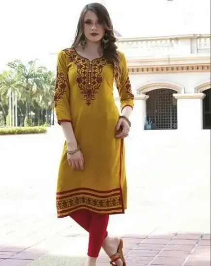 Picture of beautiful prin semi cotton salwar kameez size 2xl46 s16