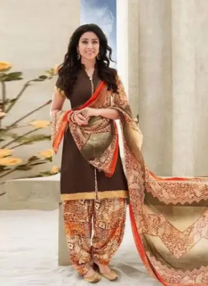 Picture of black indian designer punjabi patiala party wear weddin