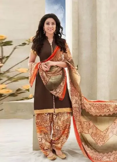 Picture of black indian designer punjabi patiala party wear weddin