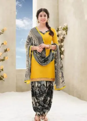 Picture of black pakistani dress gown salwar kameez party wear emb