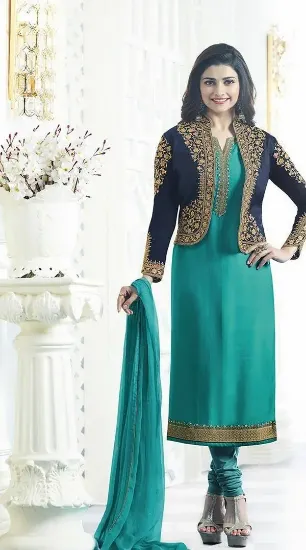 Picture of bollywood bridal anarkali salwar kameez designer salwar