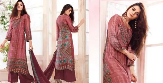 Picture of bollywood designer indian pakistani long velvet kameez 