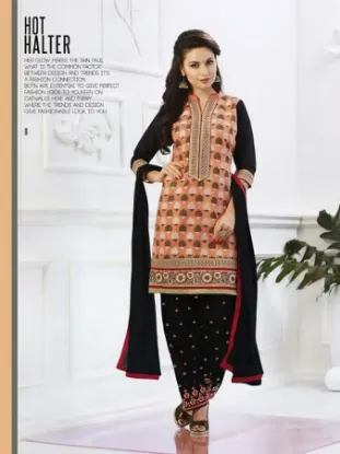 Picture of bollywood designer pakistani indian red readymade salwa