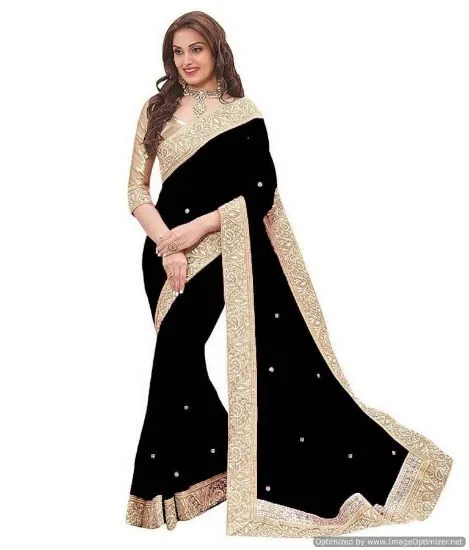 Picture of beautiful pure silk sari printed sari fabric craft 5 y,
