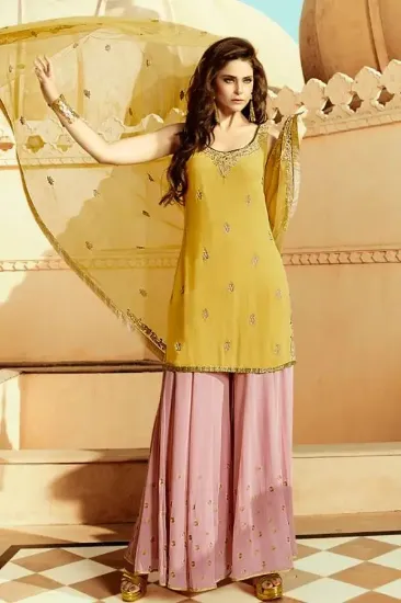 Picture of bollywood indian designer anarkali salwar women kameez 