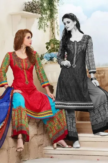 Picture of bollywood indian pakistani anarkali dress wedding party