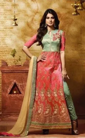 Picture of bollywood salwar kameez anarkali designer indian dress 