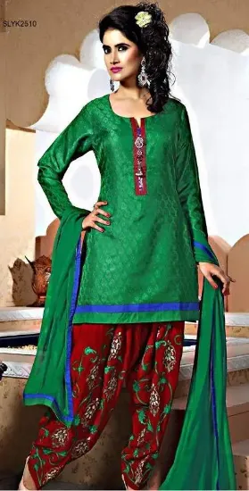 Picture of bollywood style salwar kameez designer traditional shal