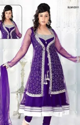 Picture of bollywood women wome party wear dress salwar kameez ind