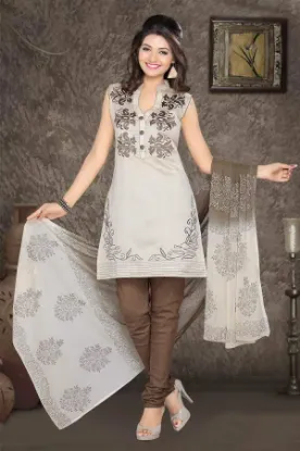 Picture of classy elegant salwar kameez hand batik (wax) ethnic co