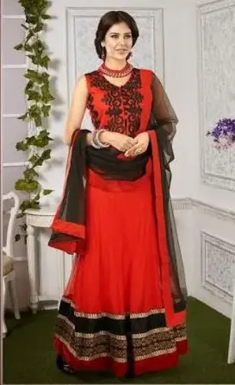 Picture of contemporary designer indian pakistani salwar kameez st