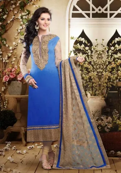 Picture of custom made indian salwar suit ,s268