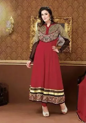 Picture of designer 9153 salwa kameez indian ethnic anarkali sawar