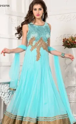 Picture of designer anarkali salwar kameez indian pakistani party 