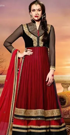 Picture of designer anarkali salwar kameez pakistani suit bollywoo