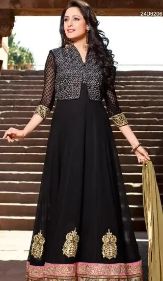 Picture of designer anarkali salwar kameez suit bollywood pakistan