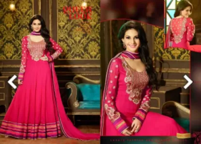 Picture of designer anarkali salwar kameez suit embroidered pakist