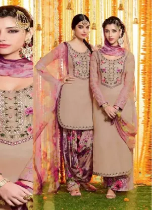 Picture of designer anarkali salwar kameez suit embroidered pakist