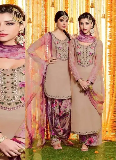 Picture of designer anarkali salwar kameez suit embroidered pakist