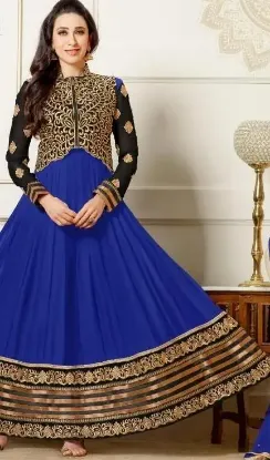 Picture of designer anarkali salwar kameez suit ethnic bollywood p