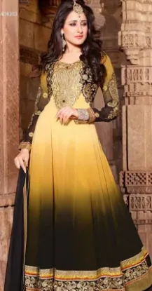 Picture of designer anarkali salwar kameez suit indian ethnic paki