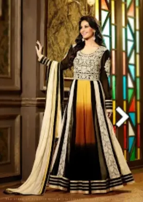 Picture of designer anarkali salwar kameez suit pakistani bollywoo