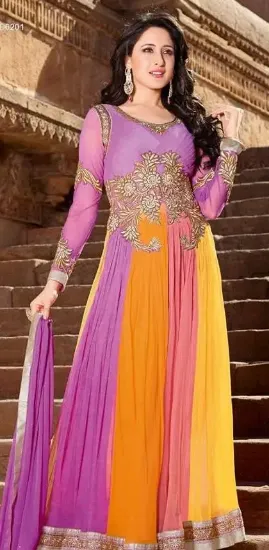 Picture of designer anarkali salwar kameez suits indian pakistani 