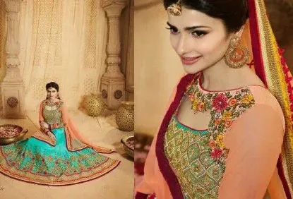 Picture of designer bollywood ladies style punjabi patiala wedding