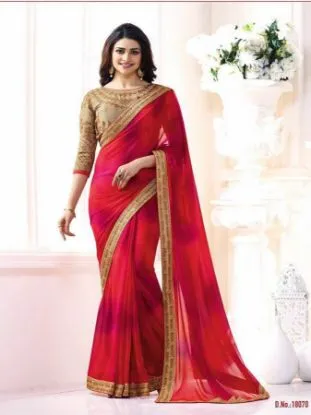 Picture of handmade sari pure silk indian ethnic multicolor paisle