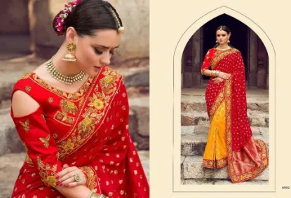 Picture of wedding bollywood partywear designer sari festive gorg,