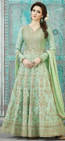 Picture of designer bridal salwar kameez wedding anarkali salwar k