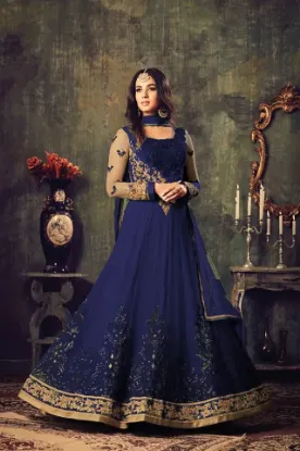 Picture of designer ethnic anarkali salwar kameez suit indian paki