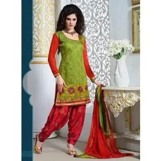 Picture of designer ethnic indian pakiatni wedding embroidery boll