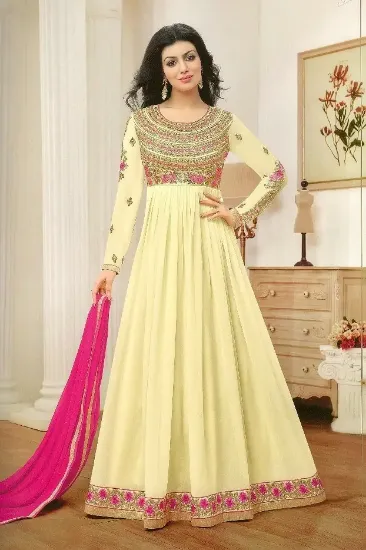 Picture of designer gown suit indian pakistani dress ethnic anarka