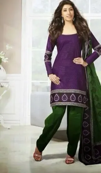 Picture of designer indian jacket churidar georgette suit pakistan