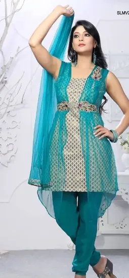 Picture of designer indian pakistani ethnic anarkali salwar kameez