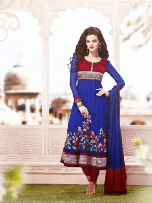 Picture of designer pakistani salwar kameez punjabi patiala party 