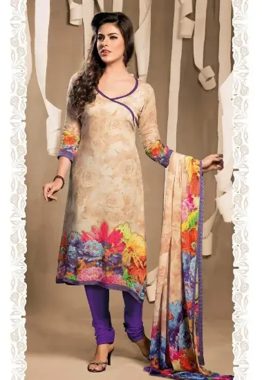 Picture of designer partywear readymade stitched indian silk gown 