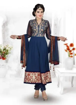 Picture of designer punjabi patiala salwar kameez cotton patiala i