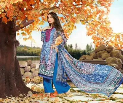 Picture of designer punjabi patiala salwar kameez cotton patiala i