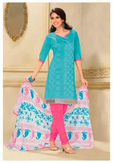 Picture of designer readymade salwar kameez suit large size plus d