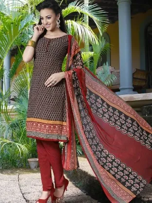 Picture of designer readymade salwar kameez suit large size plus d