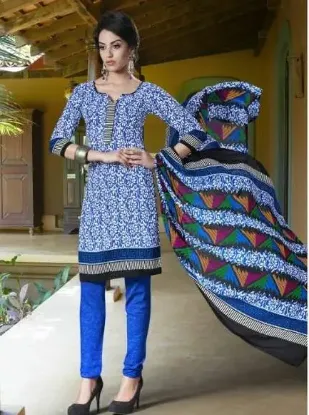 Picture of designer salwar kameez bollywood indian suit fabric dre