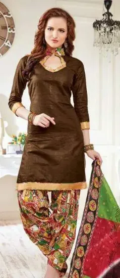 Picture of designer salwar kameez indian women dress lawn cotton m